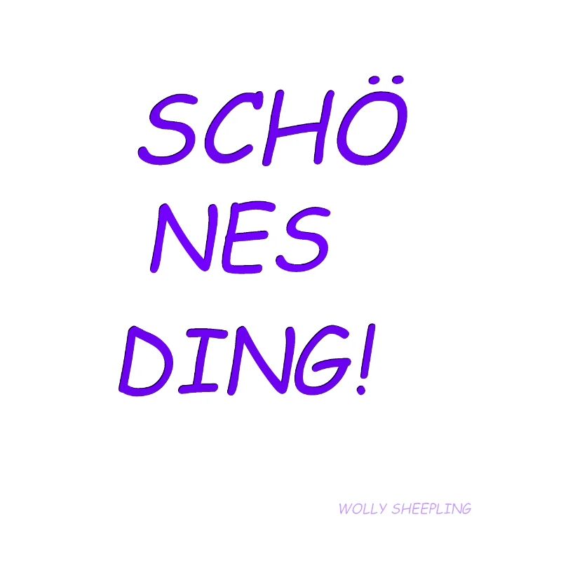 Nice thing! Beautiful - Nes - Ding! Wolly Sheepling