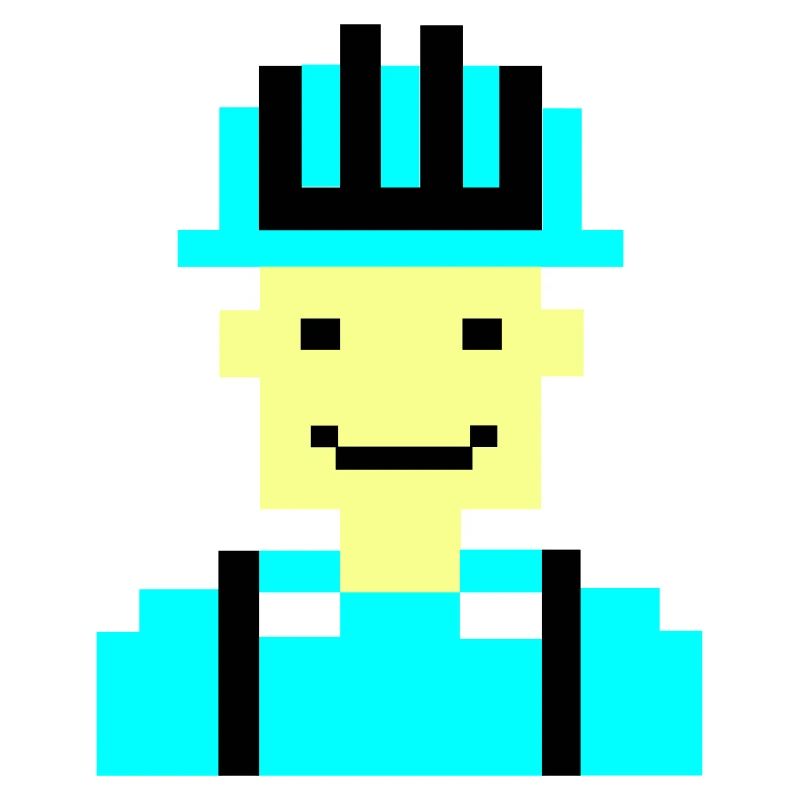 Construction Worker Pixel 01