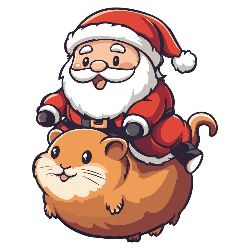 Hamster Weihnachtsmann