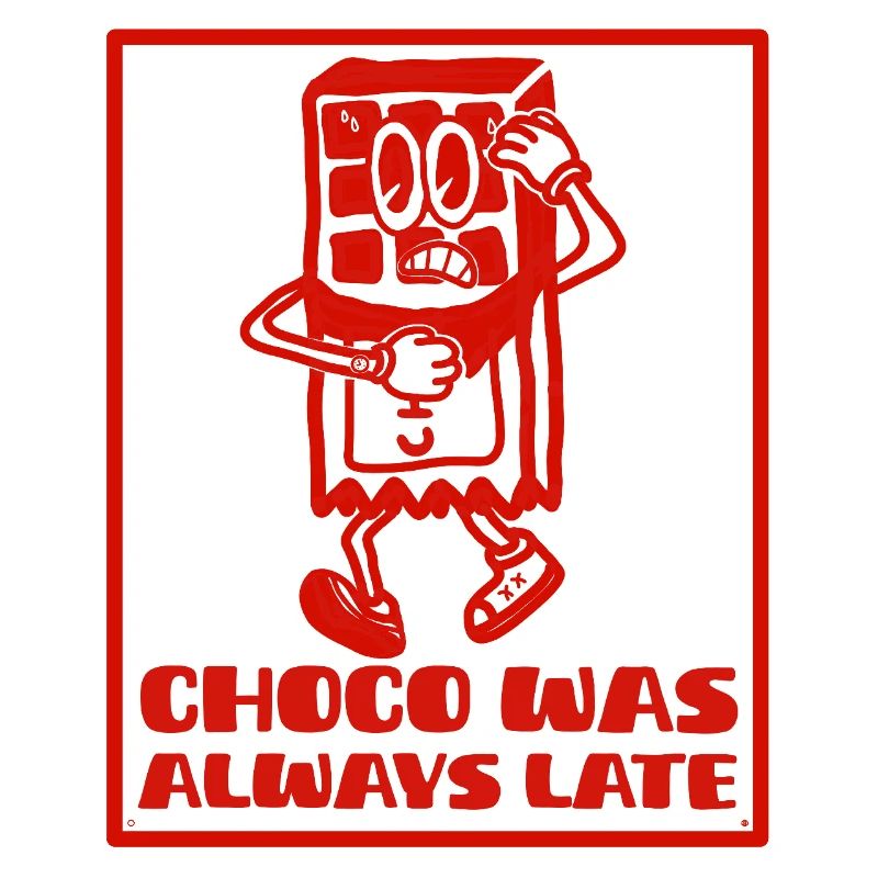 Schokolade Late Vintage Maskottchen