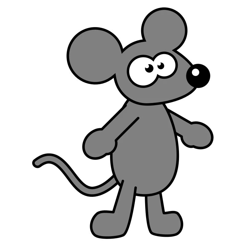 Mouse Mouse Cute Little Rat Rodent Funny Comic