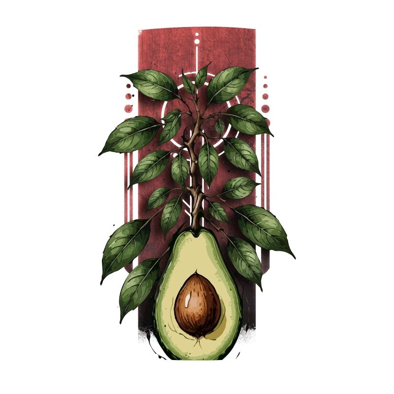 Germe d’avocat : arbre émergeant d’un avocat