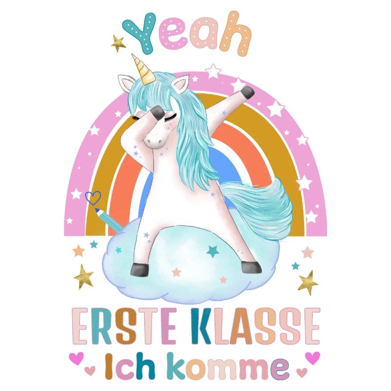 School, First Grade with Unicorn