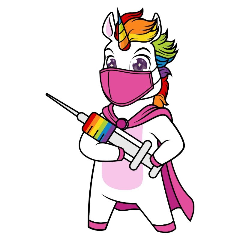 Geimpft Einhorn Immunicorn