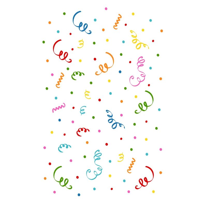 Serpentins confettis