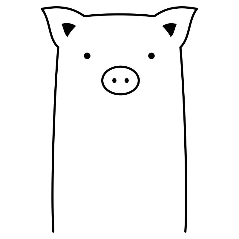 Pig sow piglet gift idea