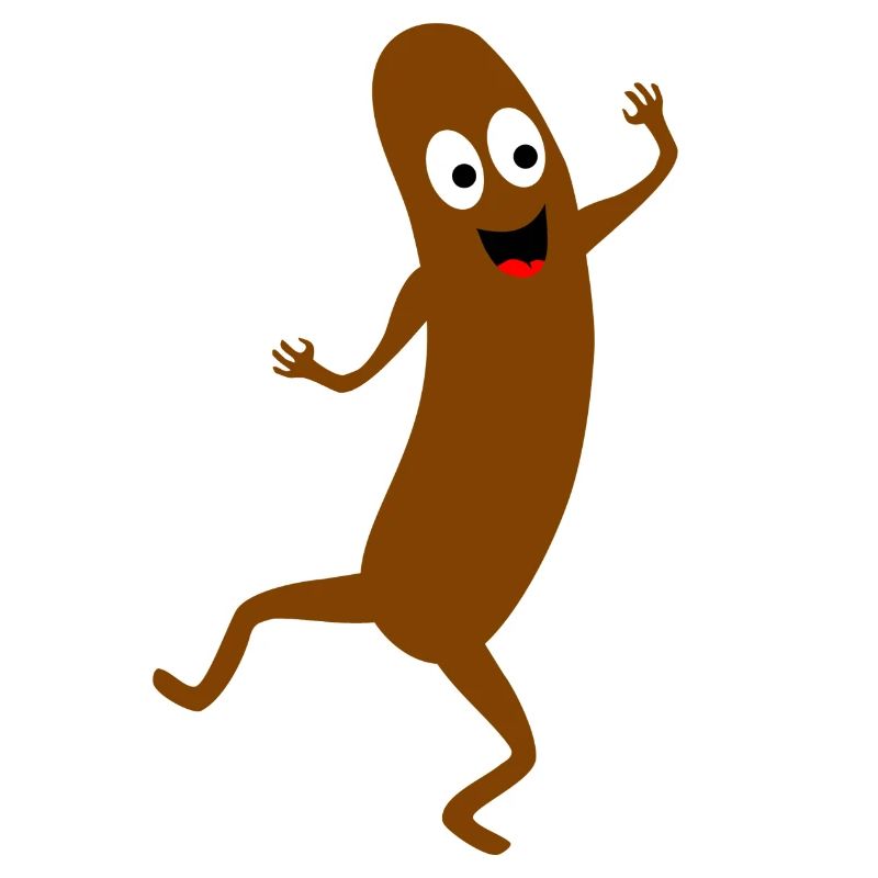 Humorous dancing bratwurst