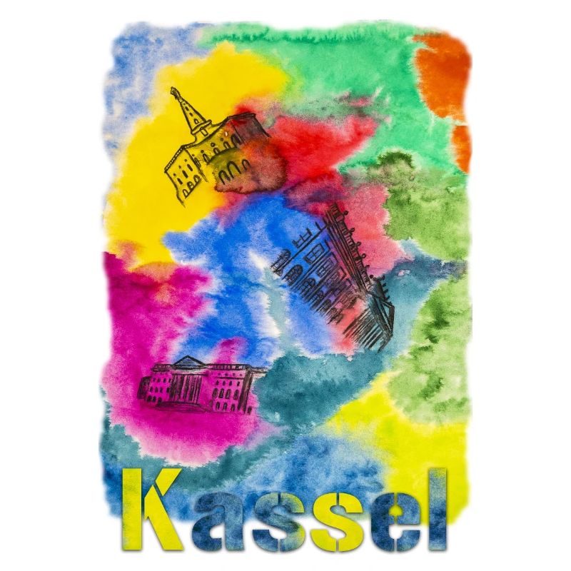Kassel - ein Aquarell für eine wunderschöne Stadt