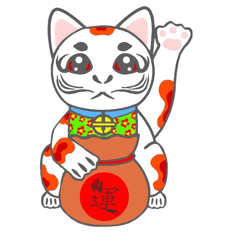 Maneki Neko, Glückskatze, japanese Bobtail Katze