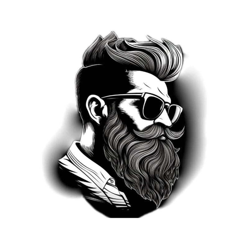 Men wear beards white