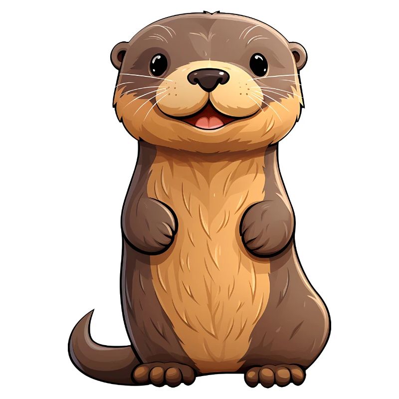Cute otter design | Summer vibes | Otters