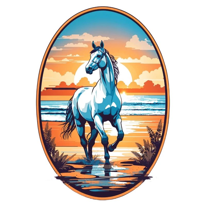Pferd am Strand