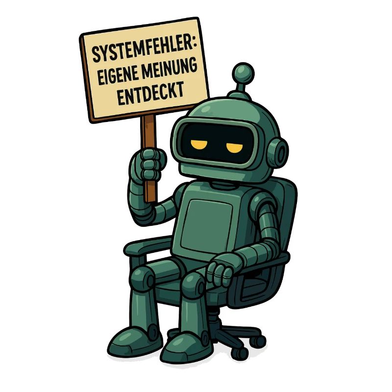 Systemfehler entdeckt – Denk selbst! Roboter