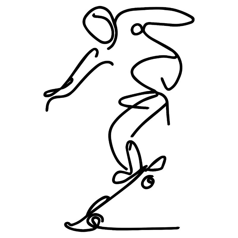 Skateboarder Sketch