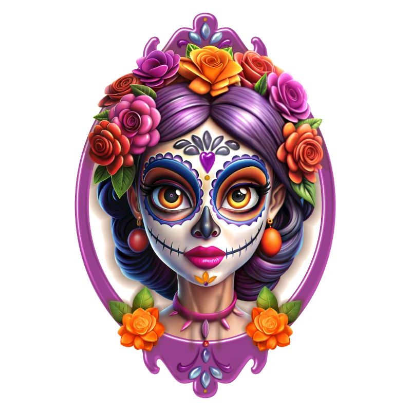 Mexican Dia de Muertos Sugar skull