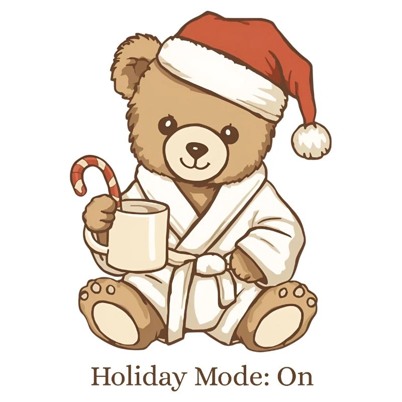 Mode de vacances Vintage Teddy à Noël