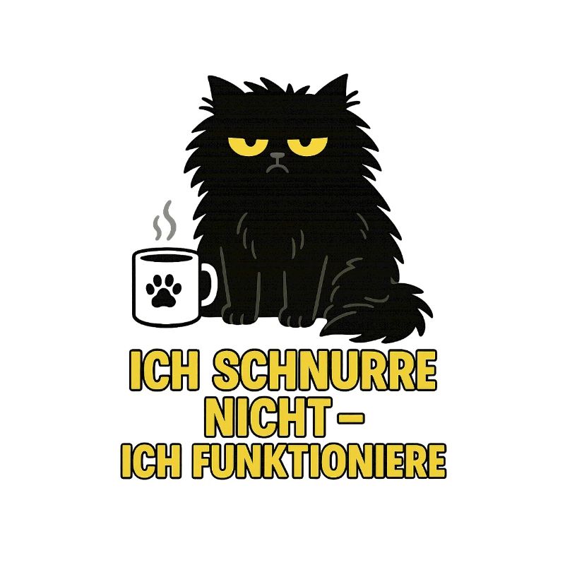 I don't purr – I function (cat)