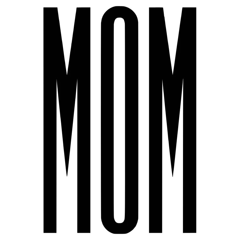 Typographie moderne pour les mamans et les mamans