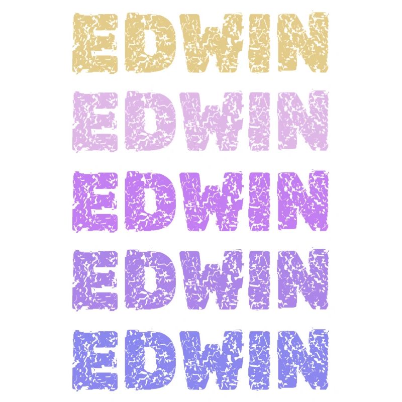 Edwin dans le rôle d’Edwin