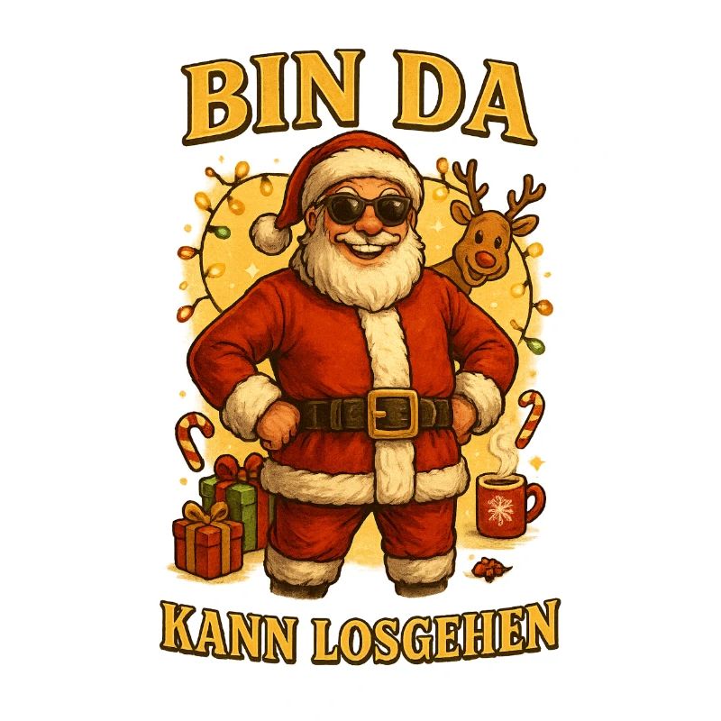 Bin Da Kann Losgehen – Weihnachtsmann
