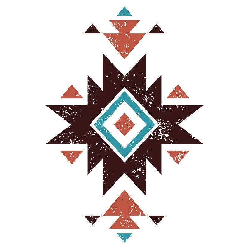 Boho-Diamant-Emblem