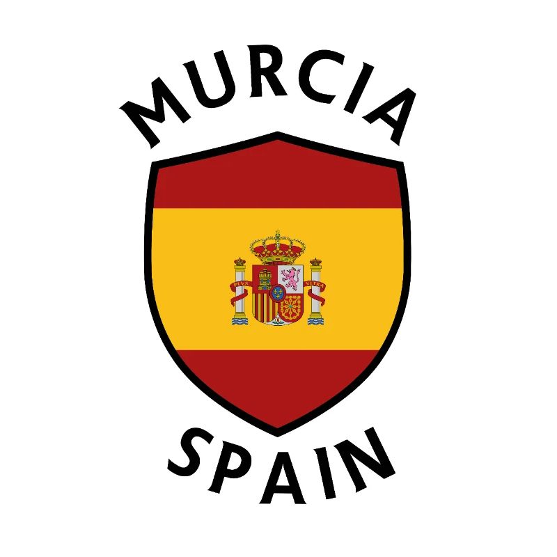 Bouclier de Murcie sous drapeau espagnol