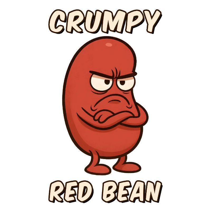 Grim Red Bean Figurine