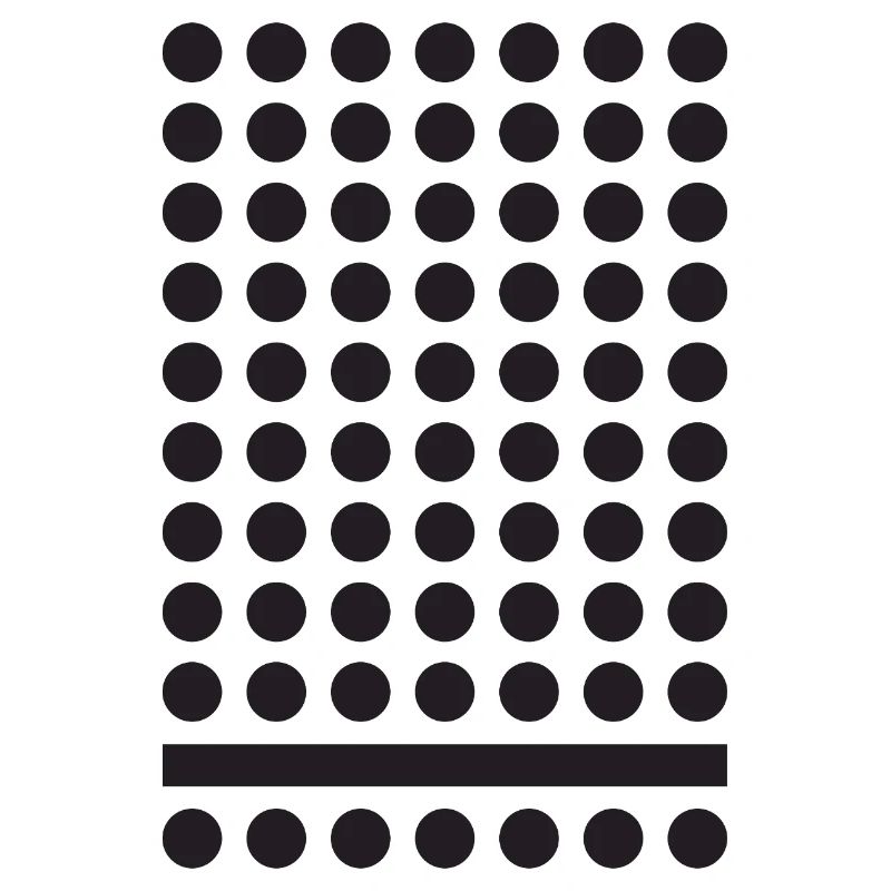 Monochrome Dot Grid Pattern