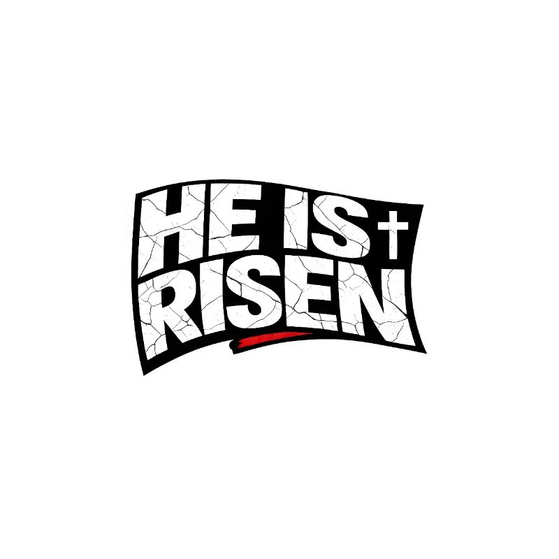 Jesus He Is Risen Religion Ostern Spruch