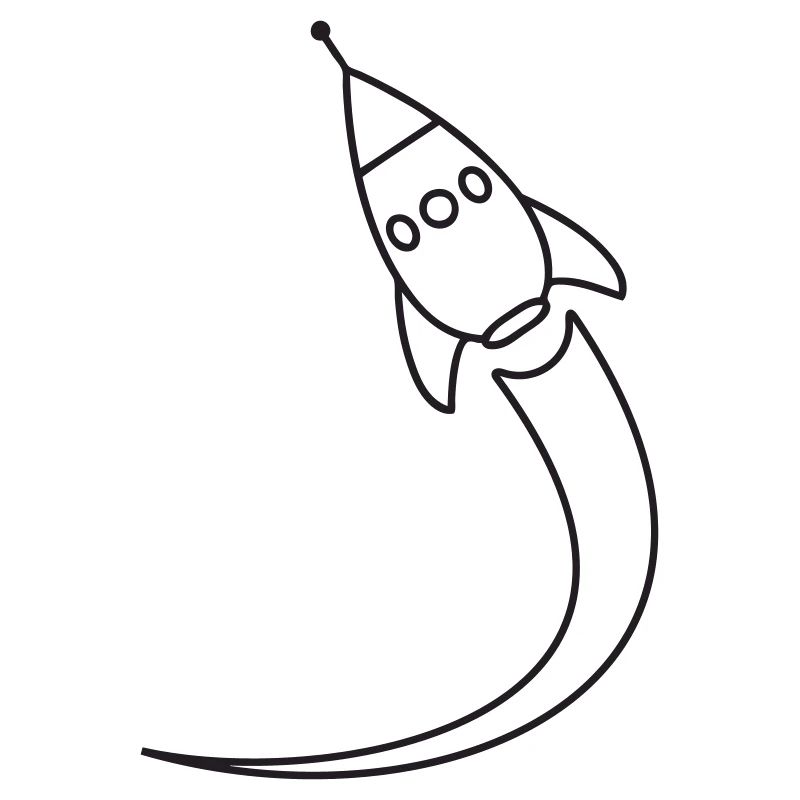 Rocket launches into space