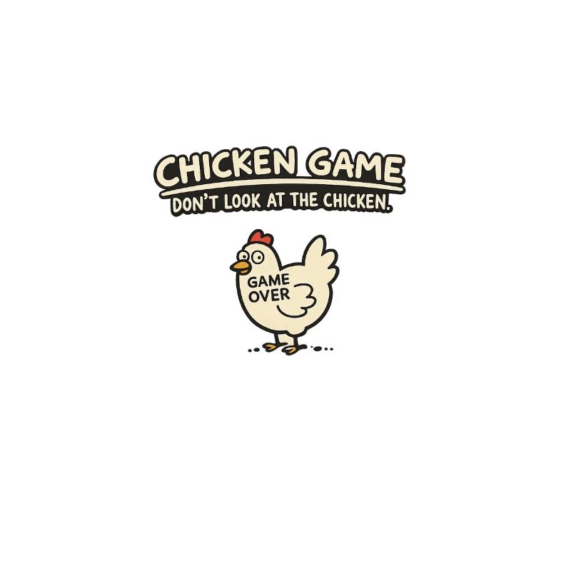 Jeu du poulet – Ne regarde pas