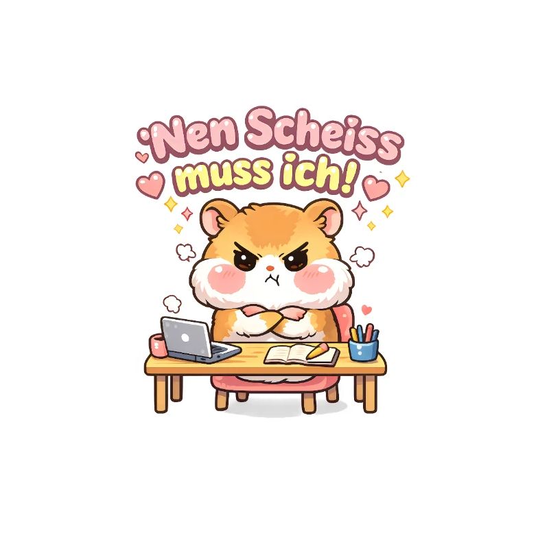 Nen scheiß muss ich Hamster Meme Statement