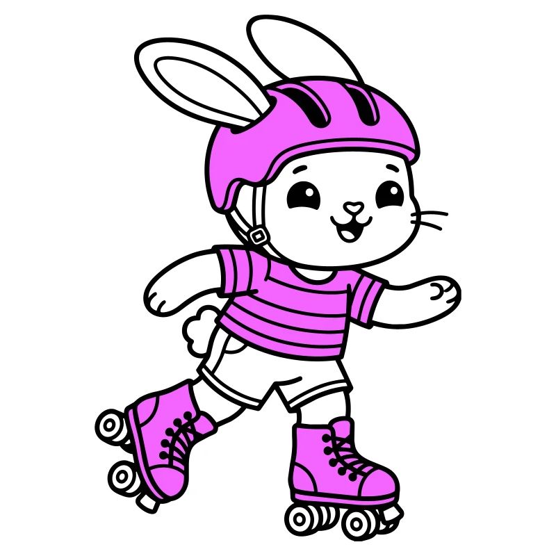 roller skating girl