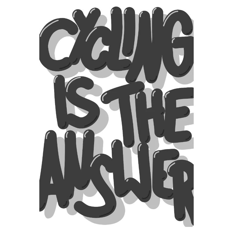 Cycling is the answer grau
