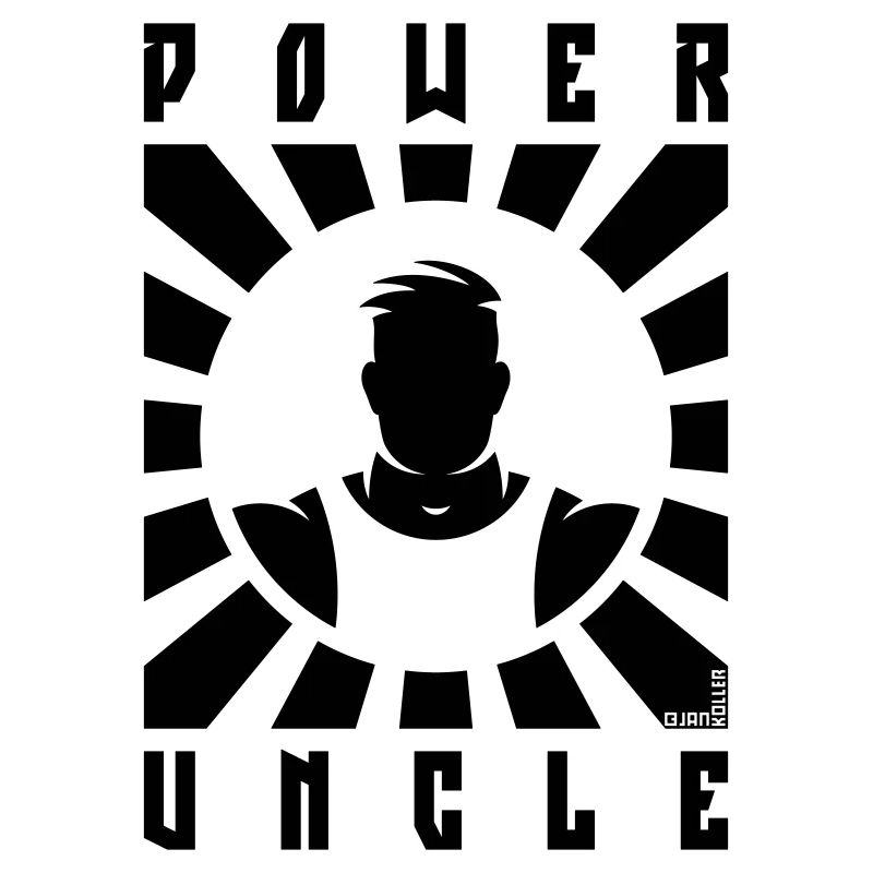 Oncle de puissance (Rayons / Noir)