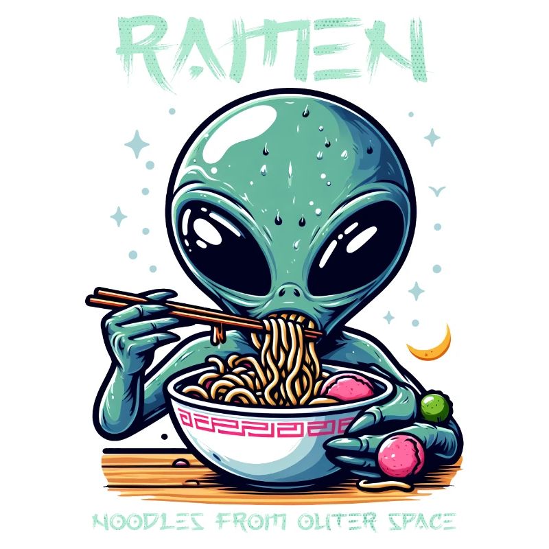Outer Space Ramen Alien Nudeln
