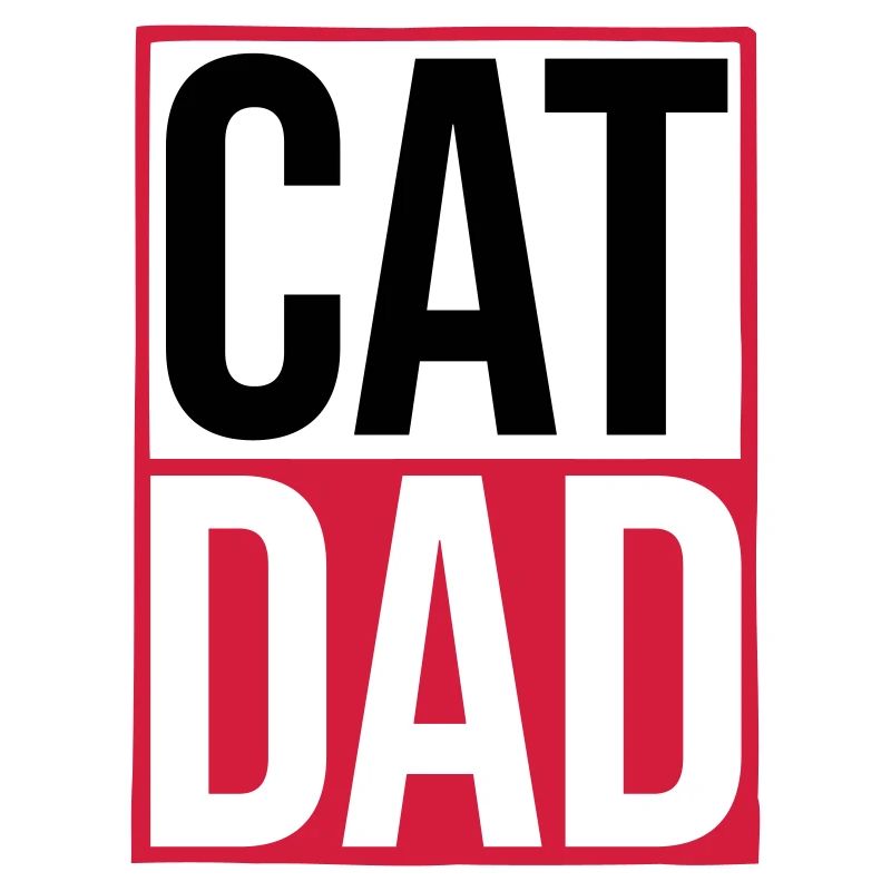 Cat Dad Logo Shield