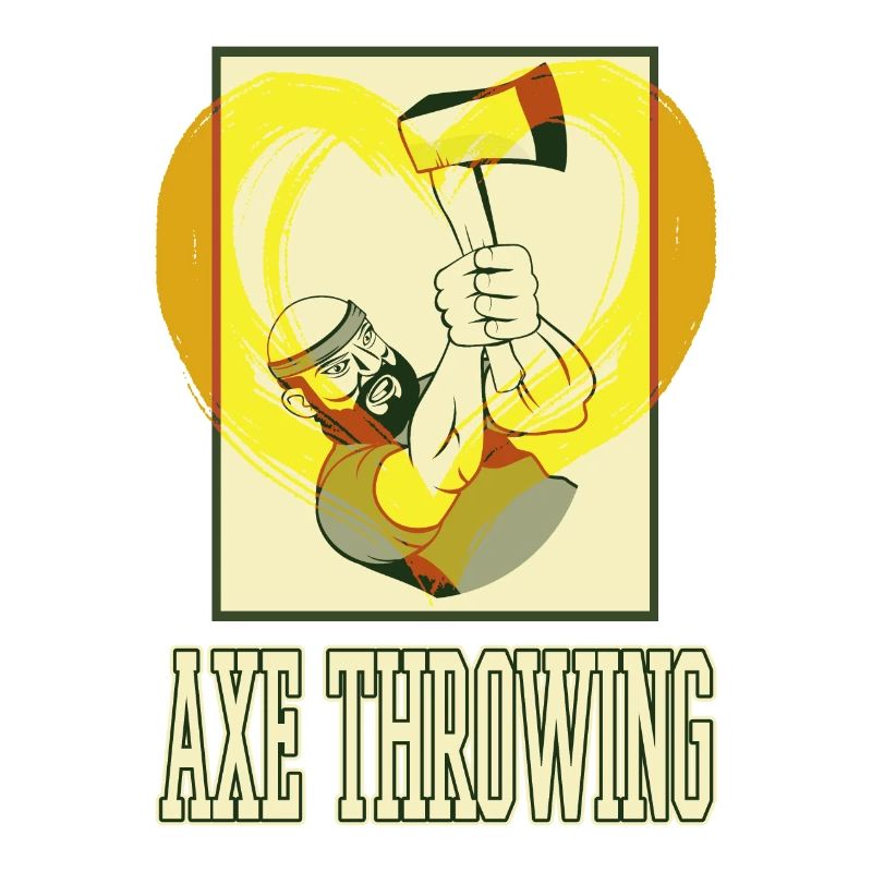 Axe Throwing Axe Throwing Axe Throwing Sport Double Axe
