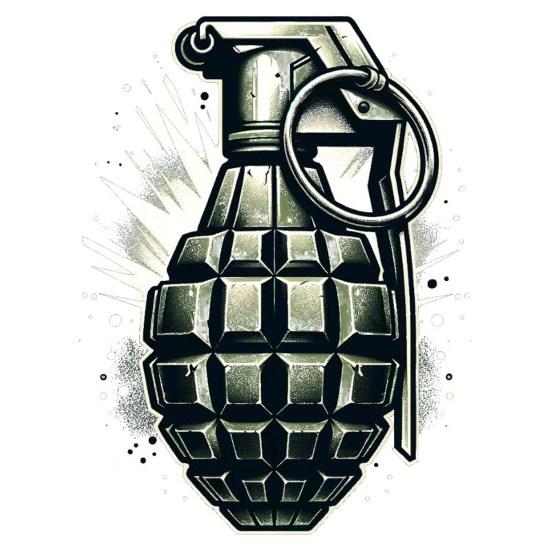 Conception de l’explosion : Grenade classique