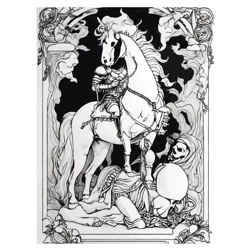Der Tod auf einem Pferd
