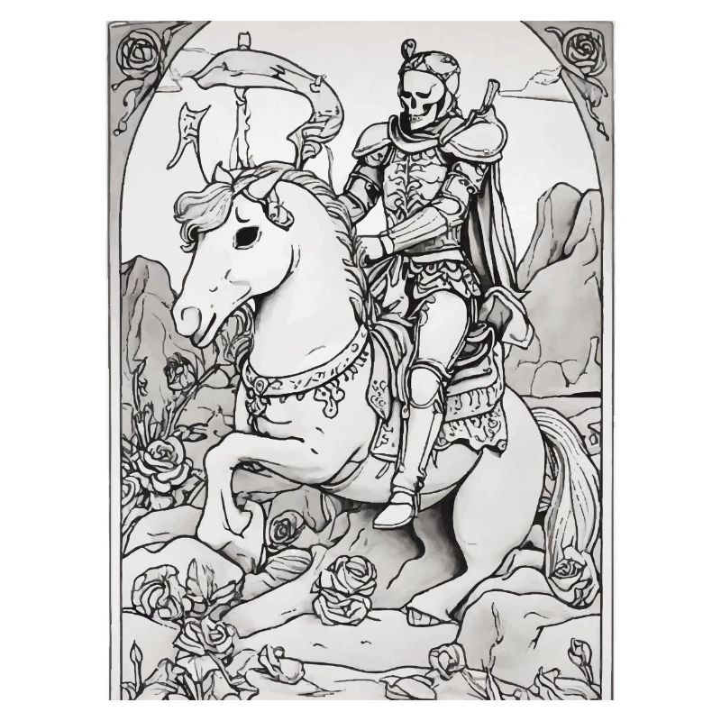Der Tod auf einem Pferd