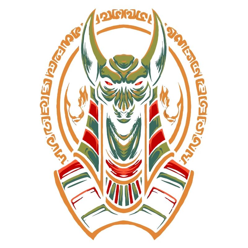 Hiéroglyphe égyptien drapeau du Nil pyramide du pharaon Le Caire