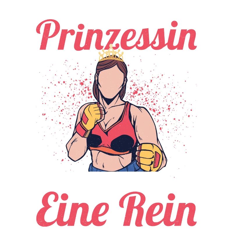 Auch eine Prinzessin haut dir eine rein. Boxer Box