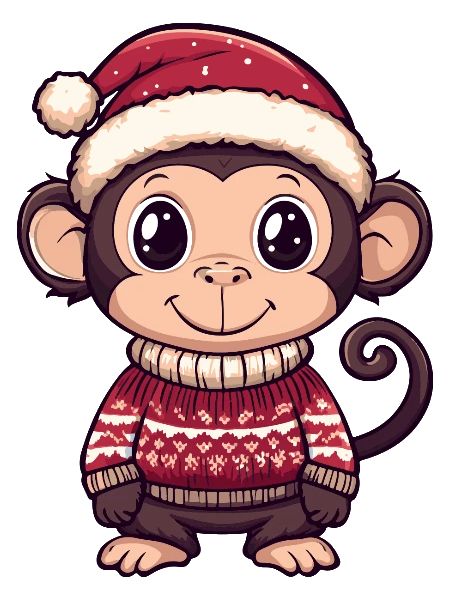 Monkey Christmas Comic