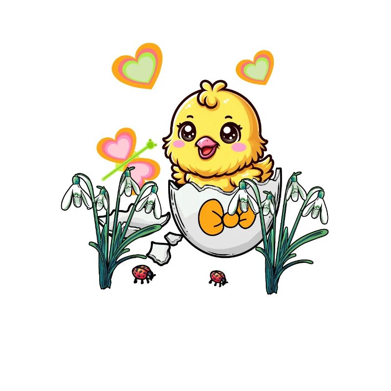Easter Egg Easter Chick Retro Eggs Egg Kids