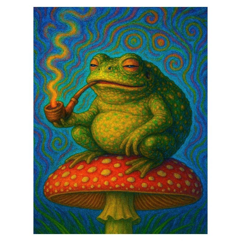 Smoking Toad