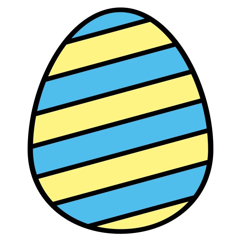 Easter egg colorful