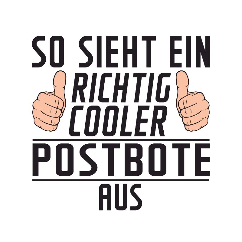 Postbote | Post | lustiger Spruch | Briefträger