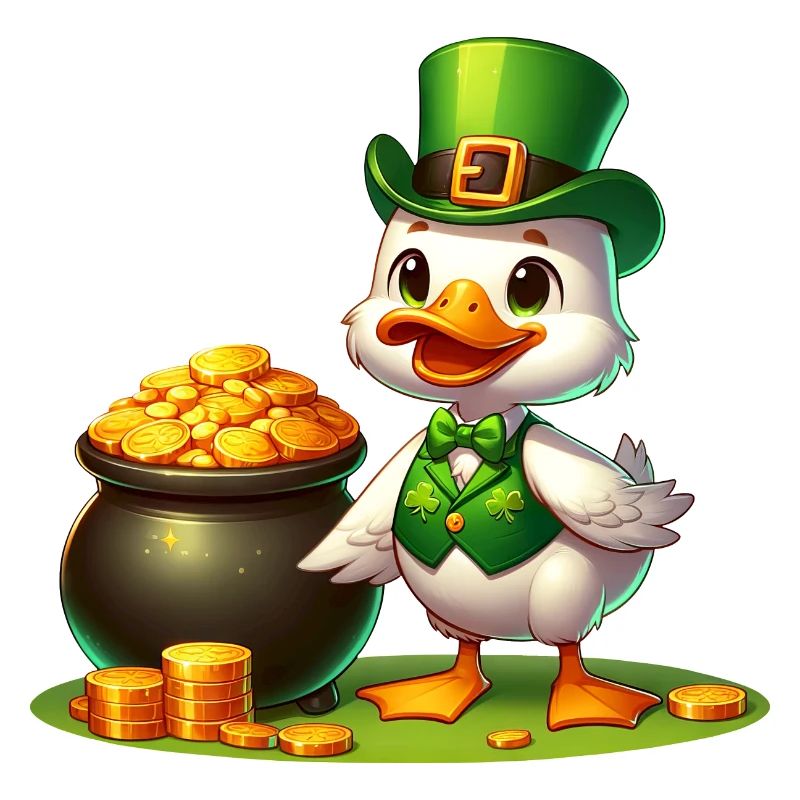 St. Patrick's Day Elephant Green