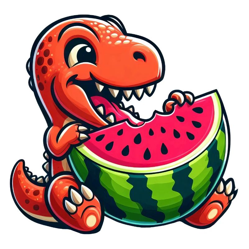 Dinosaure T-Rex Pastèque Fruité d’été